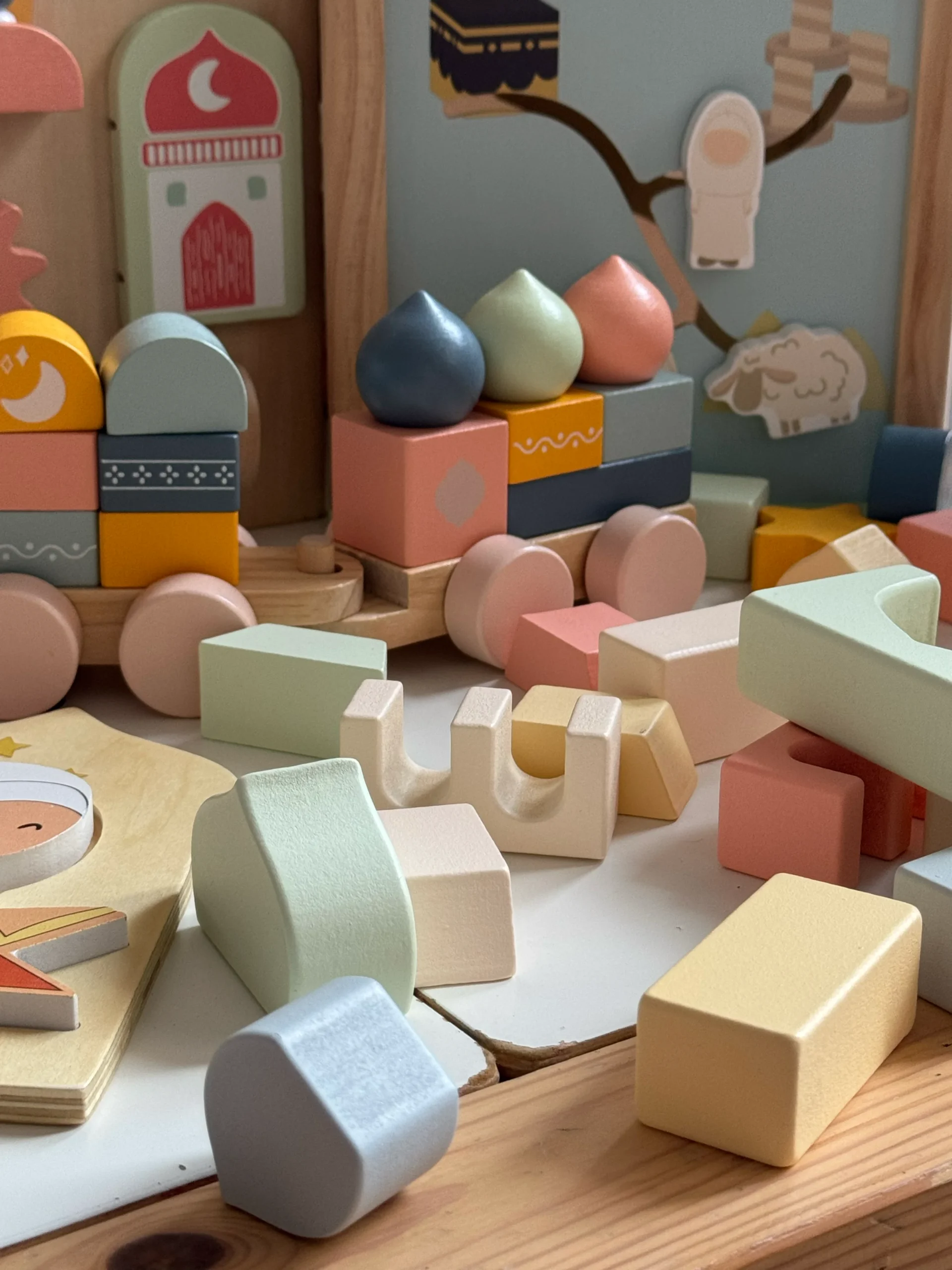 Piezas de madera Amaanah Kids