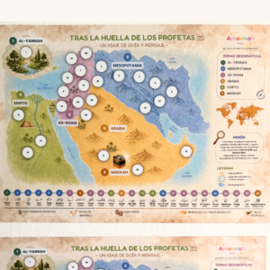 Tras la huella de los Profetas - Mapa interactivo