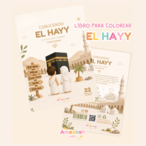 Libro coloreable “Conociendo el Hayy”